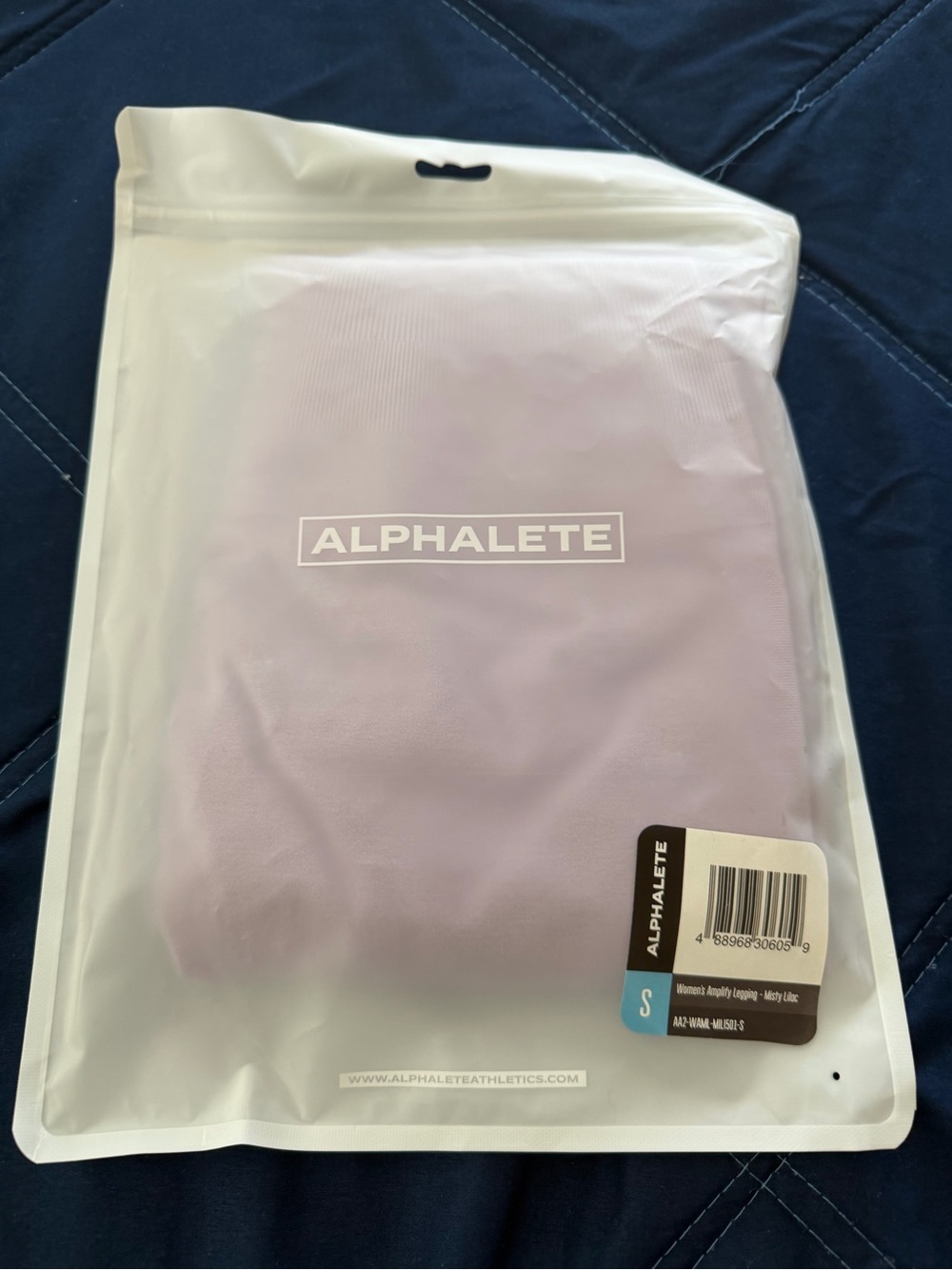 Alphalete amplify leggings size small misty lilac.